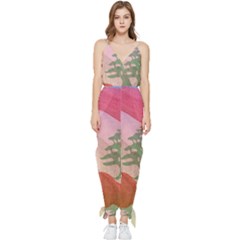 Lebanon Sleeveless Tie Ankle Jumpsuit by AwesomeFlags