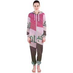 Iraq Hooded Jumpsuit (ladies)  by AwesomeFlags