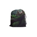 Wooden Child Resting On A Tree From Fonebook Drawstring Pouch (Small) View1