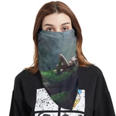 Wooden Child Resting On A Tree From Fonebook Face Covering Bandana (triangle) by 2853937