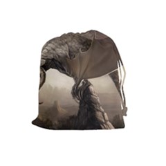 Lord Of The Dragons From Fonebook Drawstring Pouch (large) by 2853937