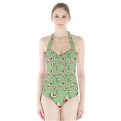 Ece84500-f658-4294-b968-6c9bae4bf818 Halter Swimsuit by SychEva