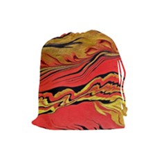Warrior s Spirit  Drawstring Pouch (large) by BrenZenCreations