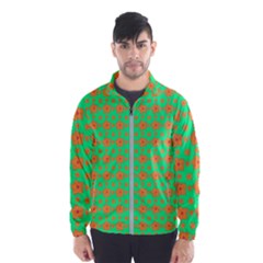 Small Big Floral Men s Windbreaker by Sparkle