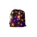 Star Colorful Christmas Abstract Drawstring Pouch (Small) View2