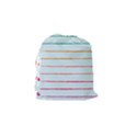 Crayon Background School Paper Drawstring Pouch (Small) View2