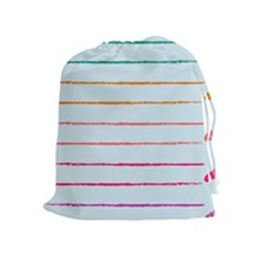 Crayon Background School Paper Drawstring Pouch (xl) by Dutashop