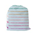 Crayon Background School Paper Drawstring Pouch (XL) View2