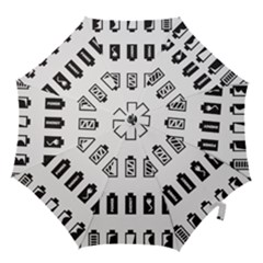 Battery Icons Charge Hook Handle Umbrellas (large) by Dutashop