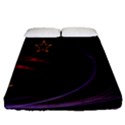 Background Abstract Star Fitted Sheet (Queen Size) View1