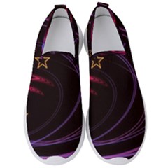Background Abstract Star Men s Slip On Sneakers by Dutashop
