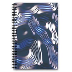Structure Blue Background 5 5  X 8 5  Notebook by Dutashop