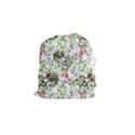 Green flora Drawstring Pouch (Small) View1