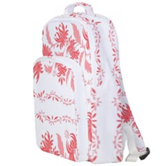 Folk Ornament Double Compartment Backpack by Eskimos