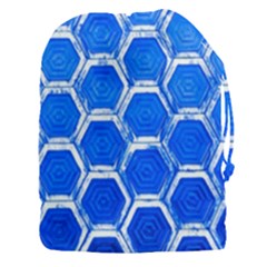 Hexagon Windows Drawstring Pouch (3xl) by essentialimage365
