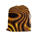 Wave Abstract Lines Drawstring Pouch (XL) View1