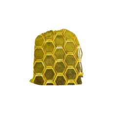 Hexagon Windows Drawstring Pouch (small) by essentialimage365