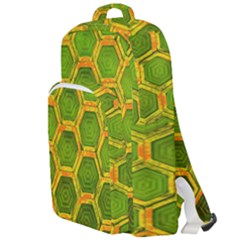 Hexagon Windows Double Compartment Backpack by essentialimage365