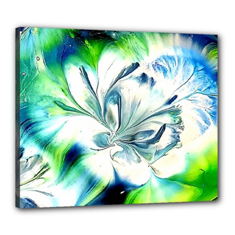 1lily 1lily Canvas 24  X 20  (stretched) by BrenZenCreations