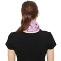 Dark pink flowers Face Covering Bandana (Triangle) View2
