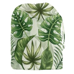 Tropical Leaves Drawstring Pouch (3xl) by goljakoff