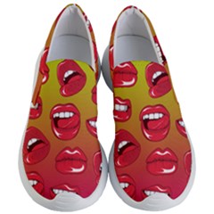 Hot Lips Women s Lightweight Slip Ons by ExtraAwesomeSauce
