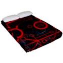 Tech - Red Fitted Sheet (Queen Size) View2