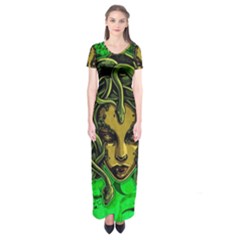 Medusa Short Sleeve Maxi Dress by ExtraAwesomeSauce