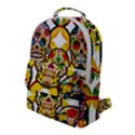 Sugar Skulls Flap Pocket Backpack (Large) View1