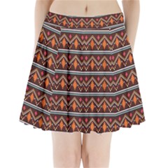 Native American Pattern Pleated Mini Skirt by ExtraAwesomeSauce