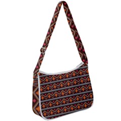 Native American Pattern Zip Up Shoulder Bag by ExtraAwesomeSauce