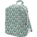 Summer Pattern Zip Up Backpack View1