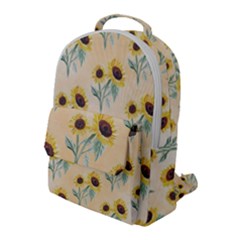 Sunflowers Pattern Flap Pocket Backpack (large) by ExtraAwesomeSauce