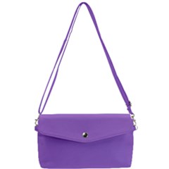 Amethyst Purple Removable Strap Clutch Bag by FashionLane