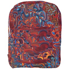 Phoenix In The Rain Abstract Pattern Full Print Backpack by CrypticFragmentsDesign