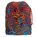 Phoenix Rising Colorful Abstract Art Drawstring Pouch (3XL) View1