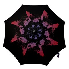 Sunset Landscape High Contrast Photo Hook Handle Umbrellas (medium) by dflcprintsclothing