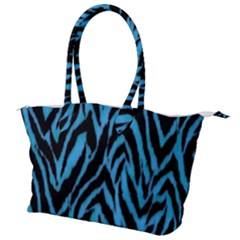 Kellytvgear Blue Cheater Canvas Shoulder Bag by Kellytvgear