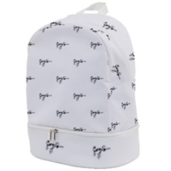 Tribal Style Symbol Drawing Print Pattern Zip Bottom Backpack by dflcprintsclothing