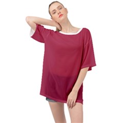 Amaranth Purple Oversized Chiffon Top by FashionLane