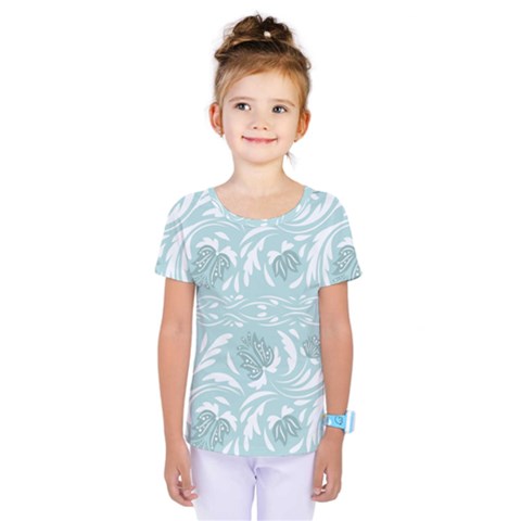 Blue Ornament Kids  One Piece Tee by Eskimos