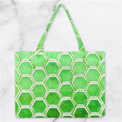 Hexagon Windows Zipper Medium Tote Bag by essentialimage365