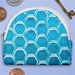 Hexagon Windows Horseshoe Style Canvas Pouch by essentialimage365