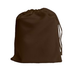 Brunette Brown Drawstring Pouch (2xl) by FabChoice