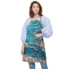 Oceanic Mircoscope  Pocket Apron by BrenZenCreations
