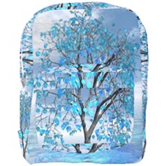 Crystal Blue Tree Full Print Backpack by icarusismartdesigns