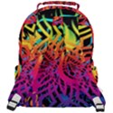 Abstract Jungle Rounded Multi Pocket Backpack View3