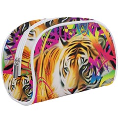 Tiger In The Jungle Make Up Case (large) by icarusismartdesigns