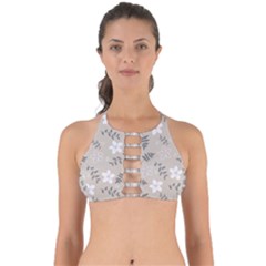 Flower  Perfectly Cut Out Bikini Top by SychEva