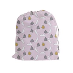 Birds In The Sky  Drawstring Pouch (xl) by SychEva